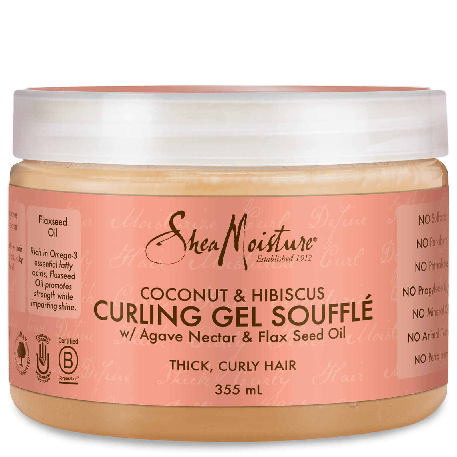 Gel Soufflé para Rizos de Coco e Hibisco de Shea Moisture 326 ml