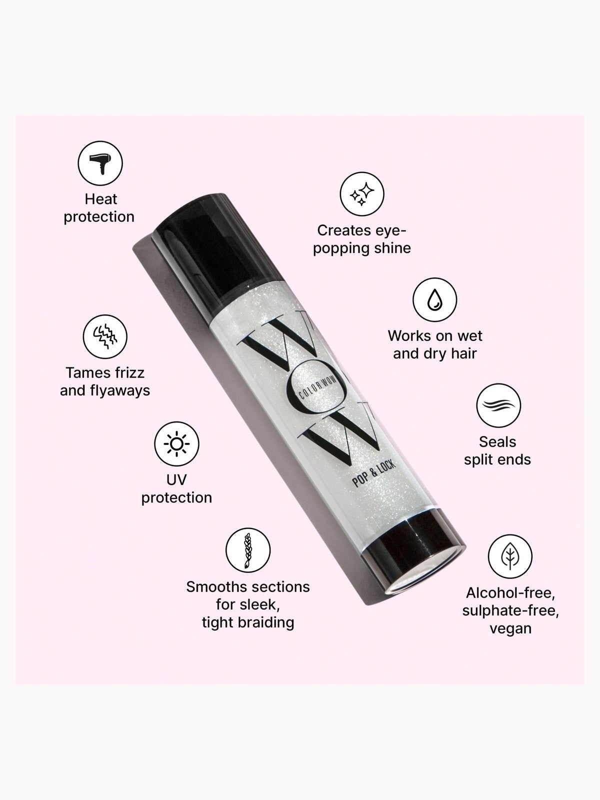 Color Wow Pop & Lock High Gloss Finish 55ml 3