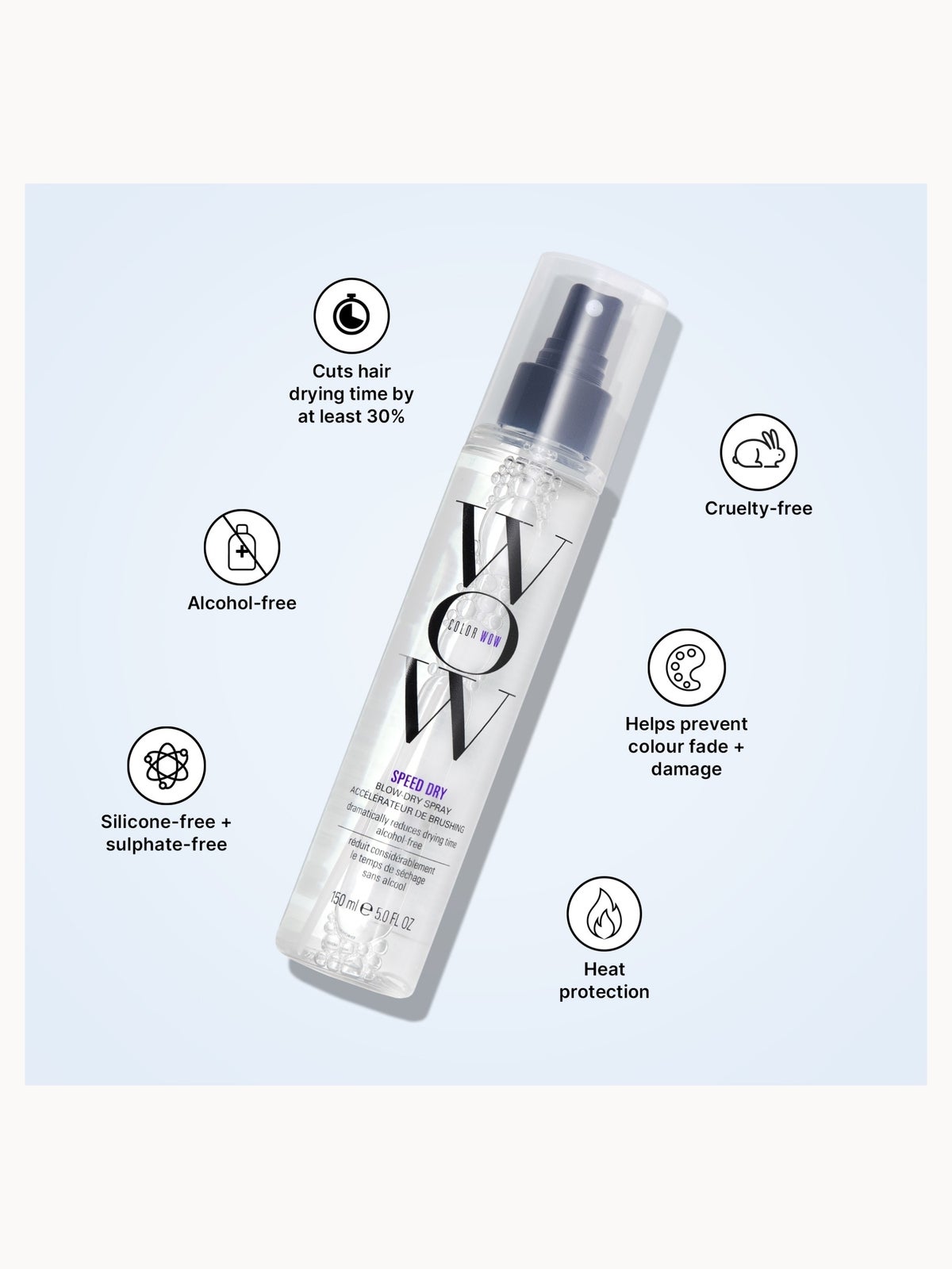 Color Wow Speed Dry Blow Dry Spray 150ml 3