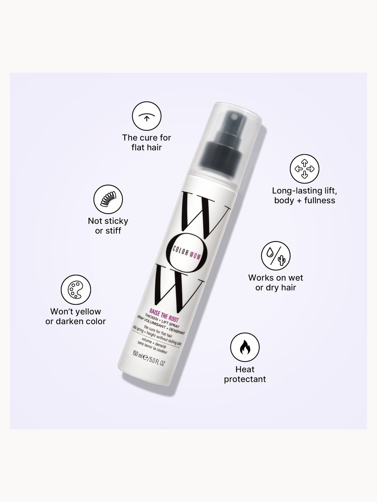 Color Wow Raise the Root Thicken + Lift Spray 150ml 3