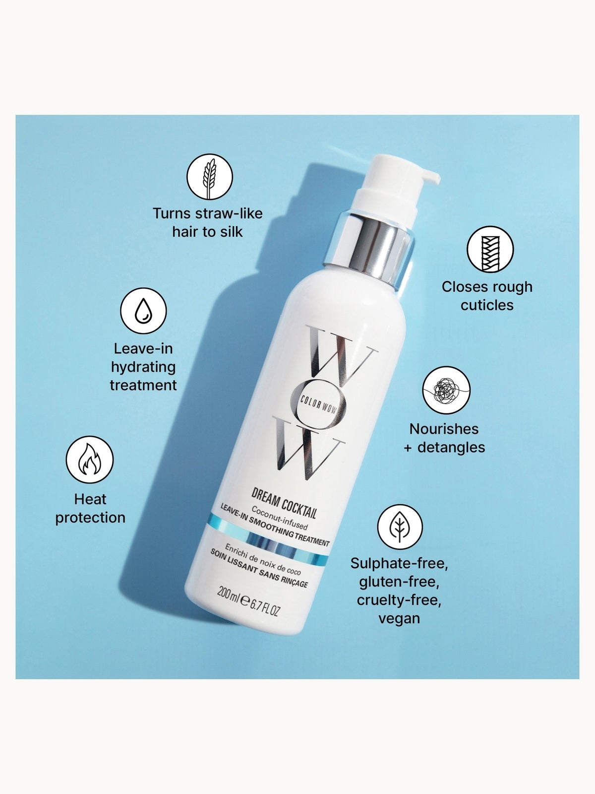 Color Wow Dream Cocktail Coconut-Infused Leave-in Treatment 200ml 4