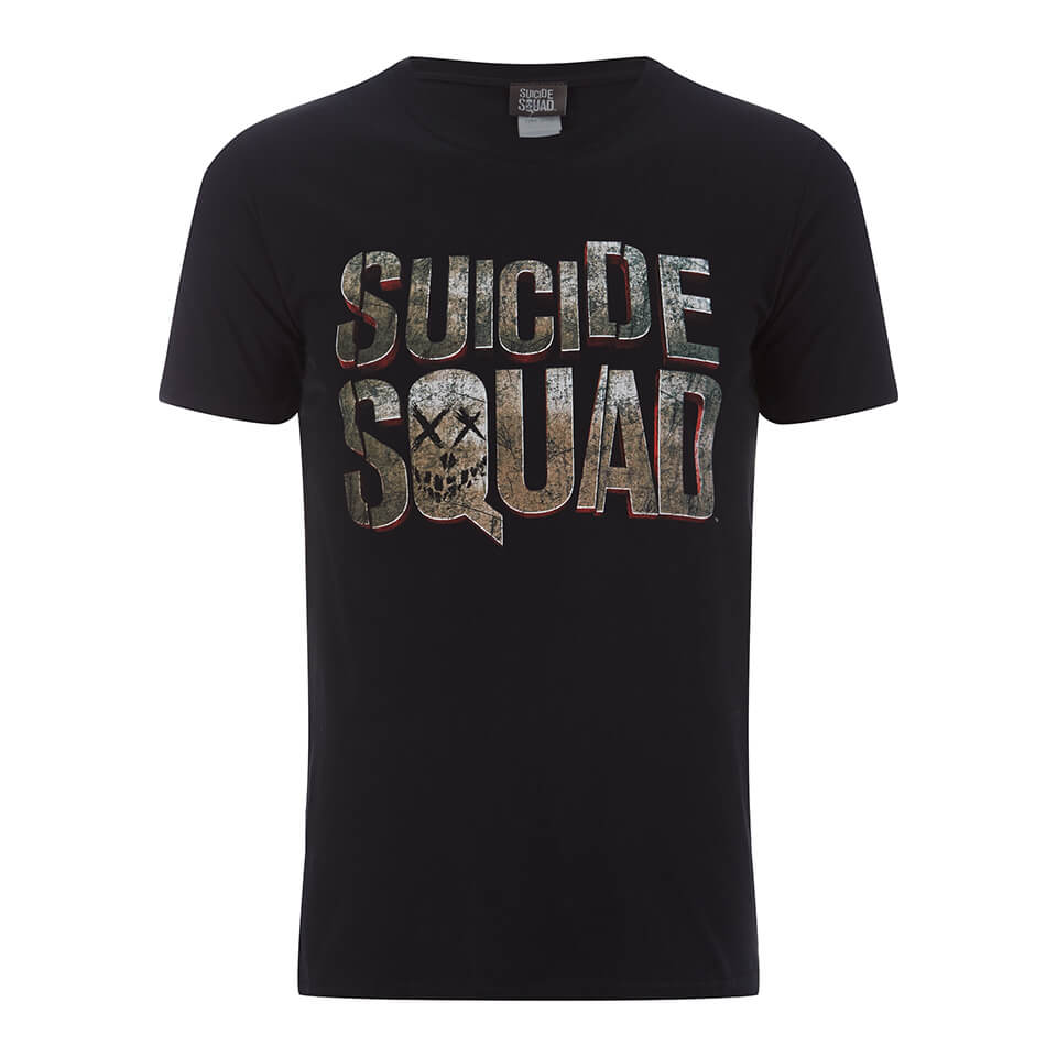 DC Comics Men's Suicide Squad Logo T-Shirt - Black - M