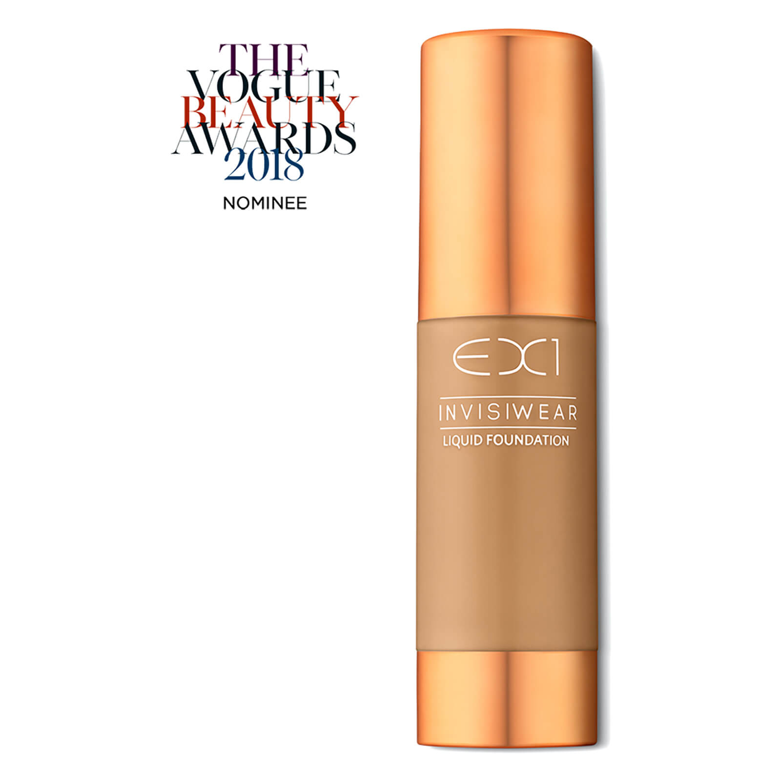 EX1 Cosmetics Invisiwear Liquid Foundation 30ml (Various Shades) - 5.0