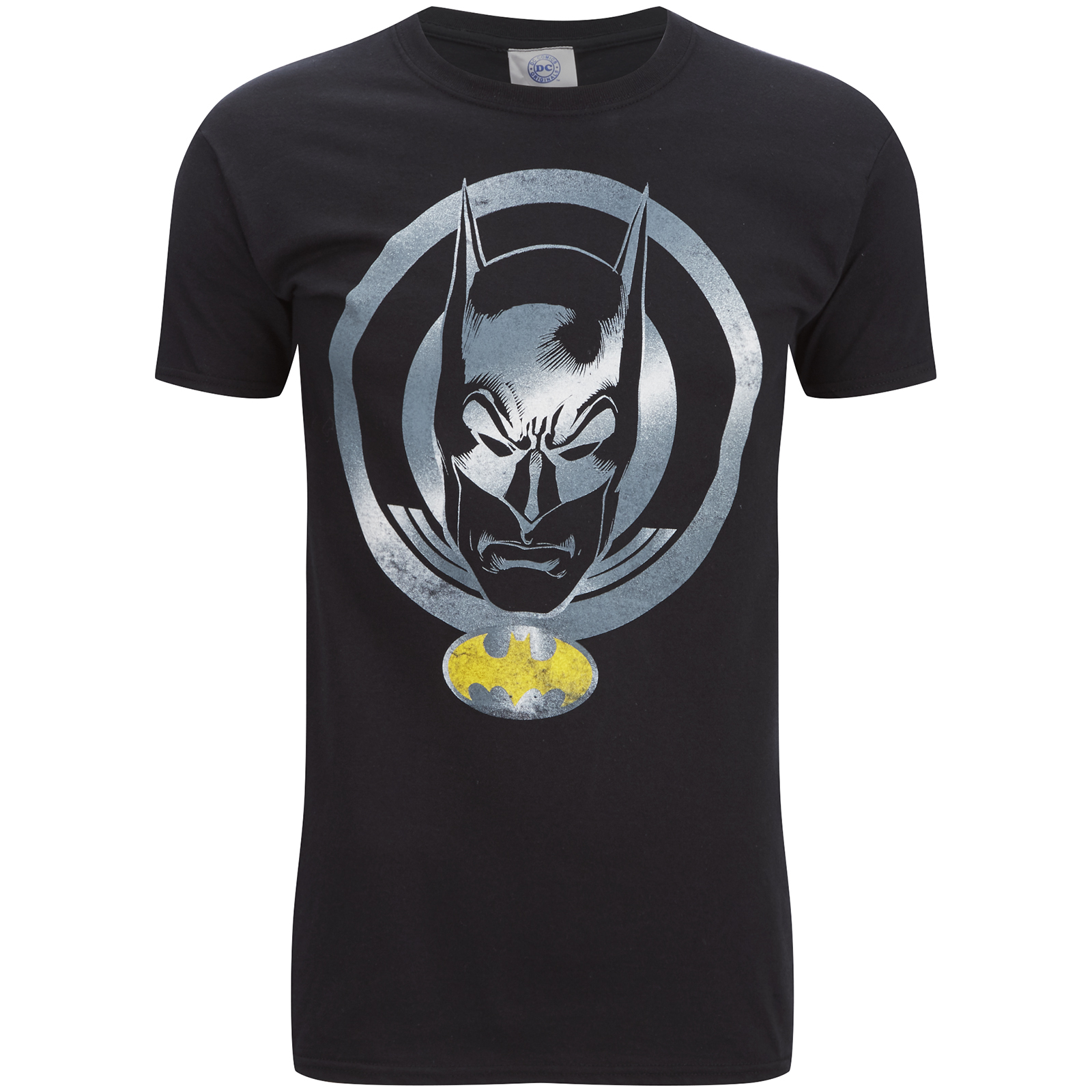 DC Comics Men's Batman Coin T-Shirt - Black - S