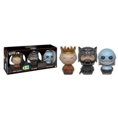 Game of Thrones 3-pack White Walker, Hound & Joffrey Dorbz Vinyl Figure SDCC 2016 Exclusive
