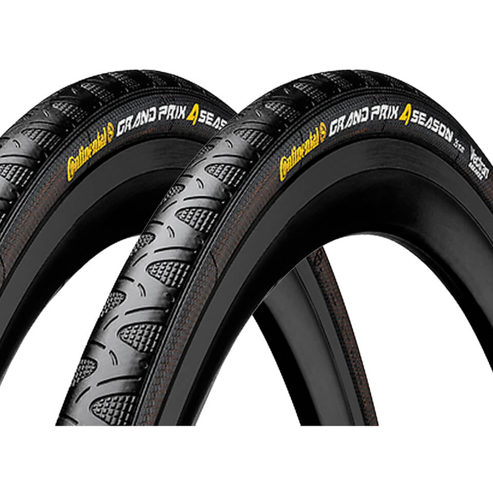 Continental Grand Prix 4Season Clincher Tyre Twin Pack – 700c x 25mm