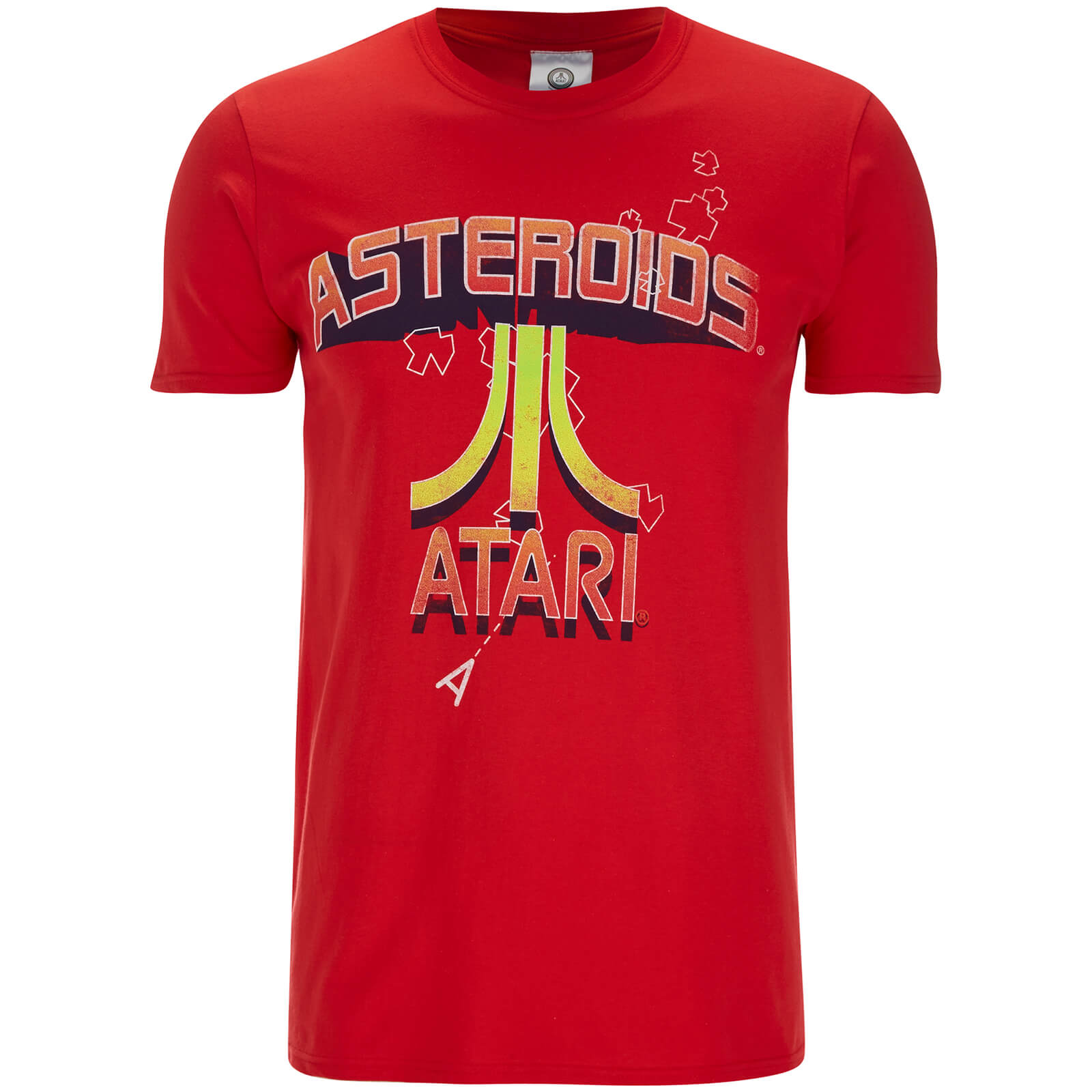 Atari Men's Asteroids Atari Vintage Logo T-Shirt - Red - S
