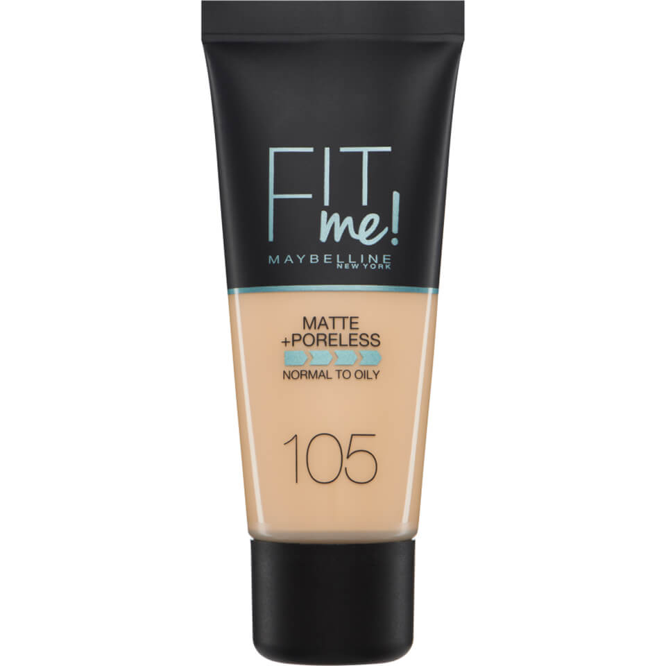 Maybelline Fit Me! Matte and Poreless Foundation 30ml (Various Shades) - 30 105 Natural Ivory
