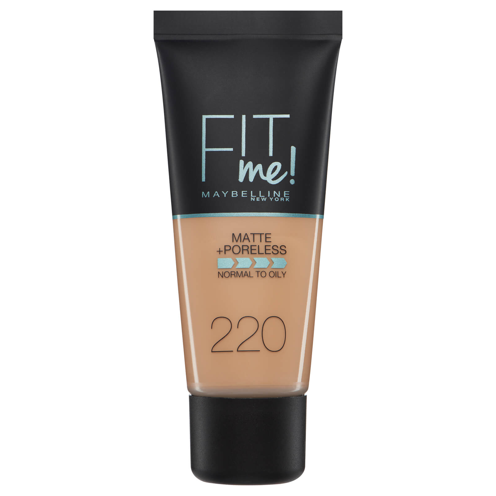 Maybelline Fit Me! Matte and Poreless Foundation 30ml (Various Shades) - 220 Natural Beige