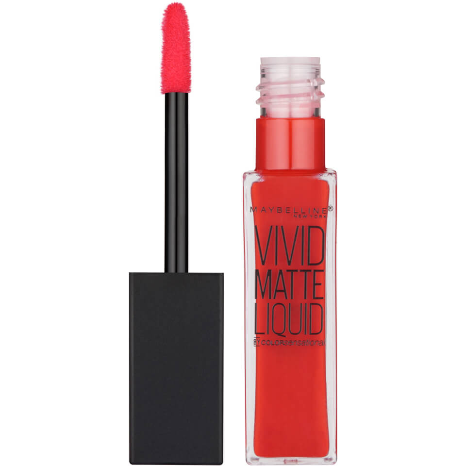 

Жидкая помада Color Sensational Vivid Matte от Maybelline, 8 мл (различных оттенков) - 35 Rebel Red