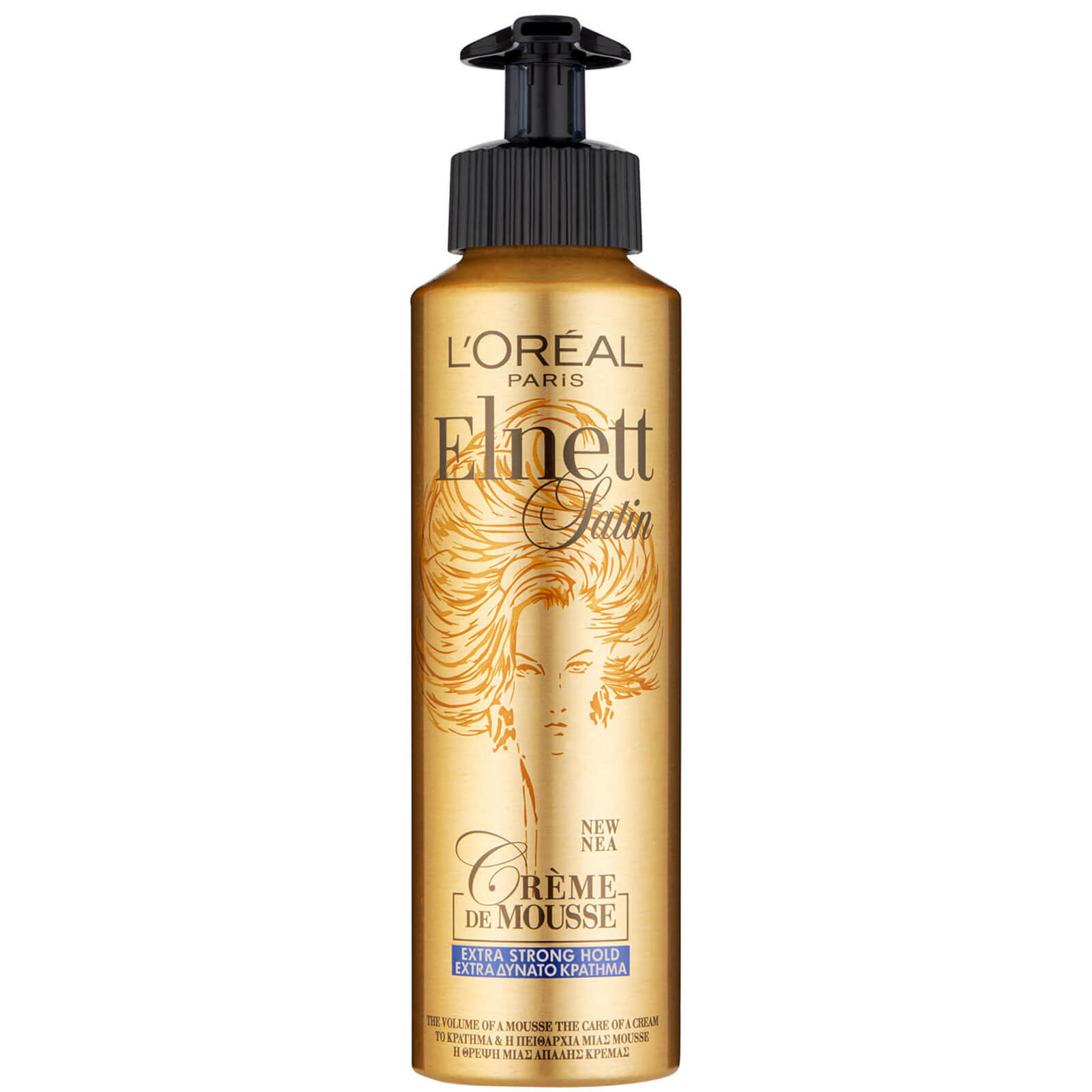 L'Oréal Paris Elnett Satin fissaggio extra-forte mousse-crema 200 ml