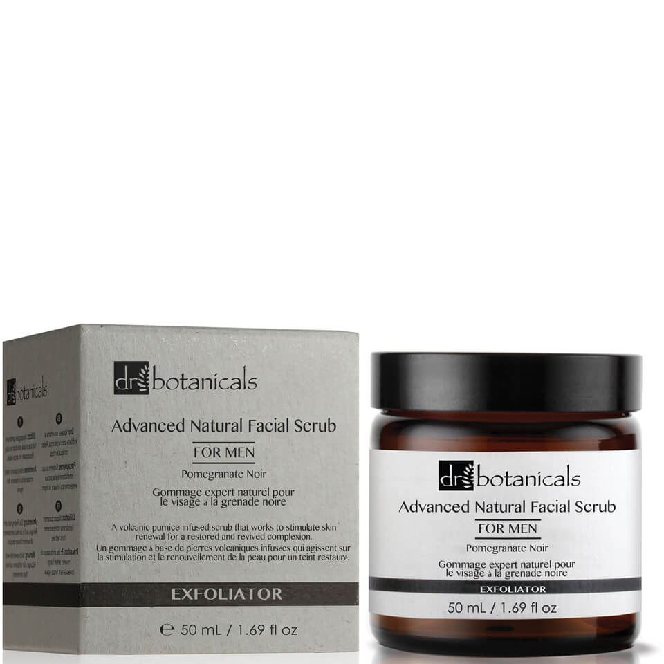 

Натуральный скраб для лица Dr Botanicals Pomegranate Noir (для мужчин), 50 мл
