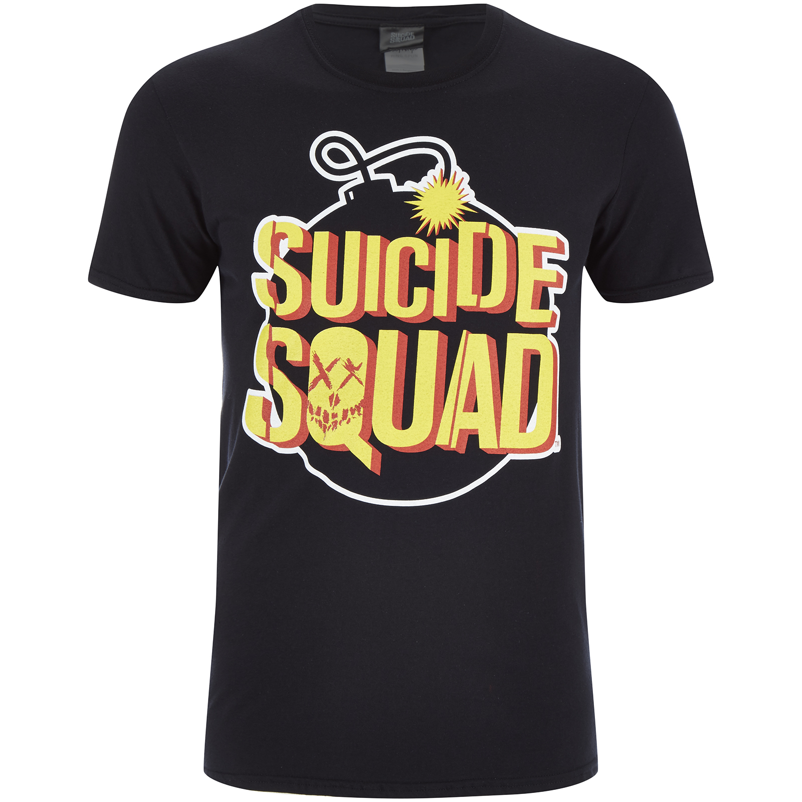 DC Comics Men's Suicide Squad Bomb T-Shirt - Black - XL