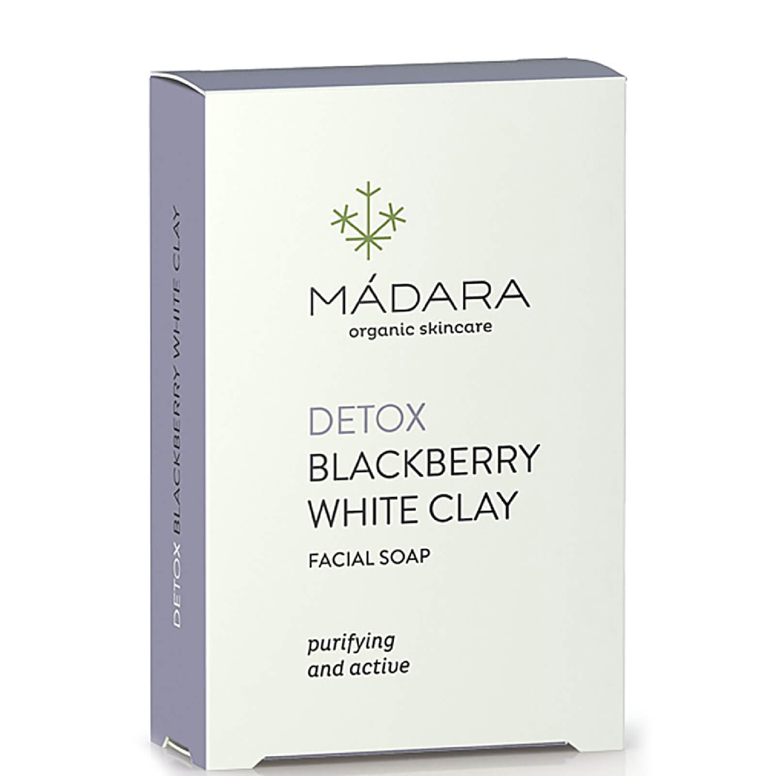 

MÁDARA Blackberry White Clay Clarifying Face Soap 70g