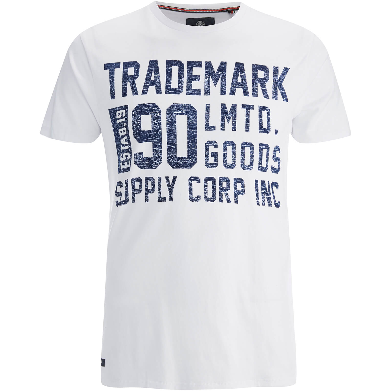 T-Shirt Homme Threadbare Palm - Blanc - L