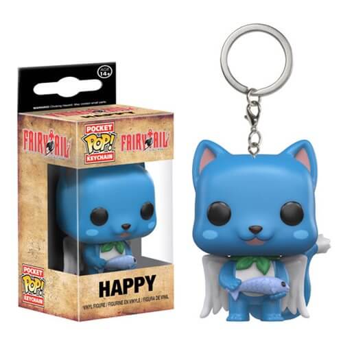 Pop! Keychain Fairy Tail Happy Pocket Pop! Sleutelhanger