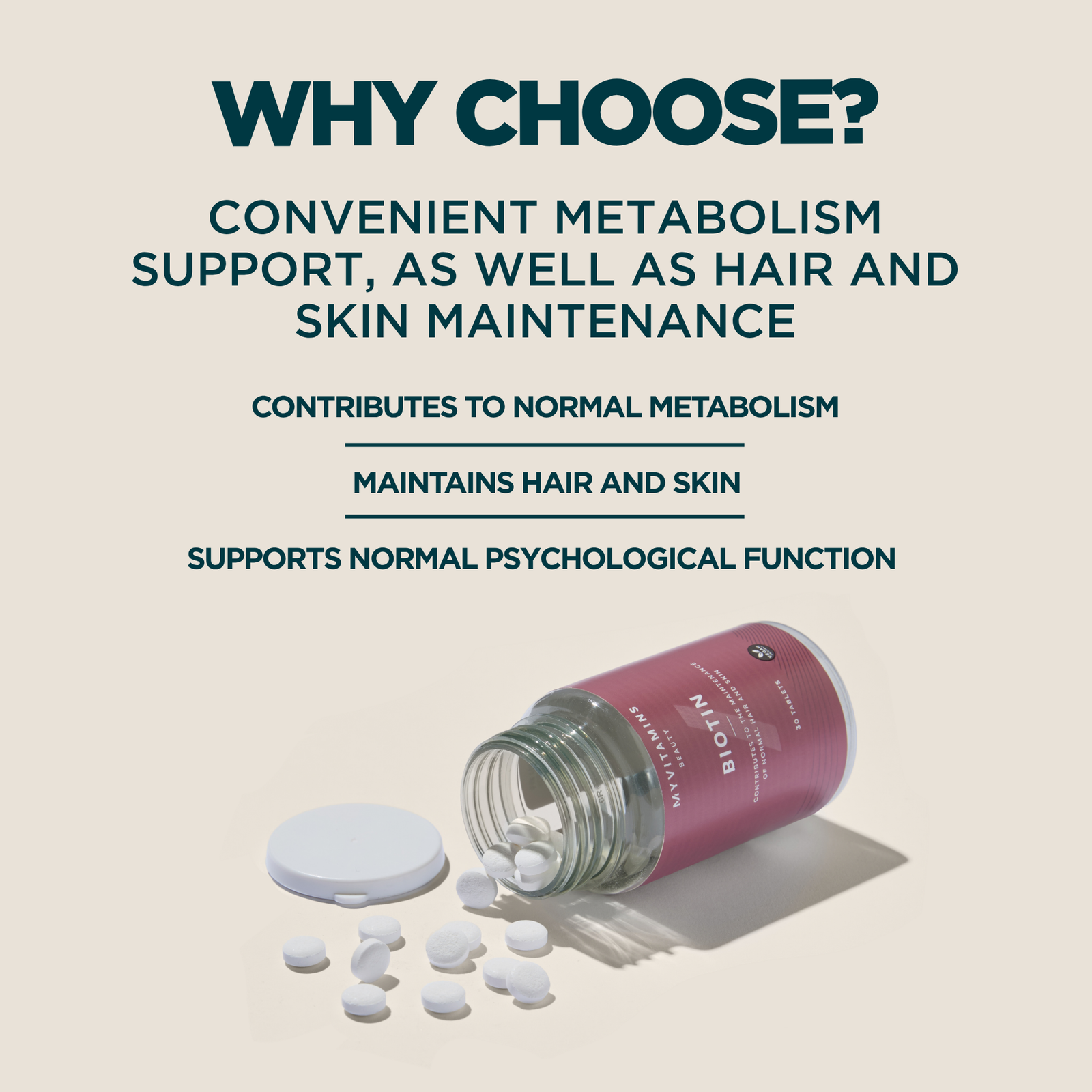 Myprotein Biotin Tablets - 30Tablets