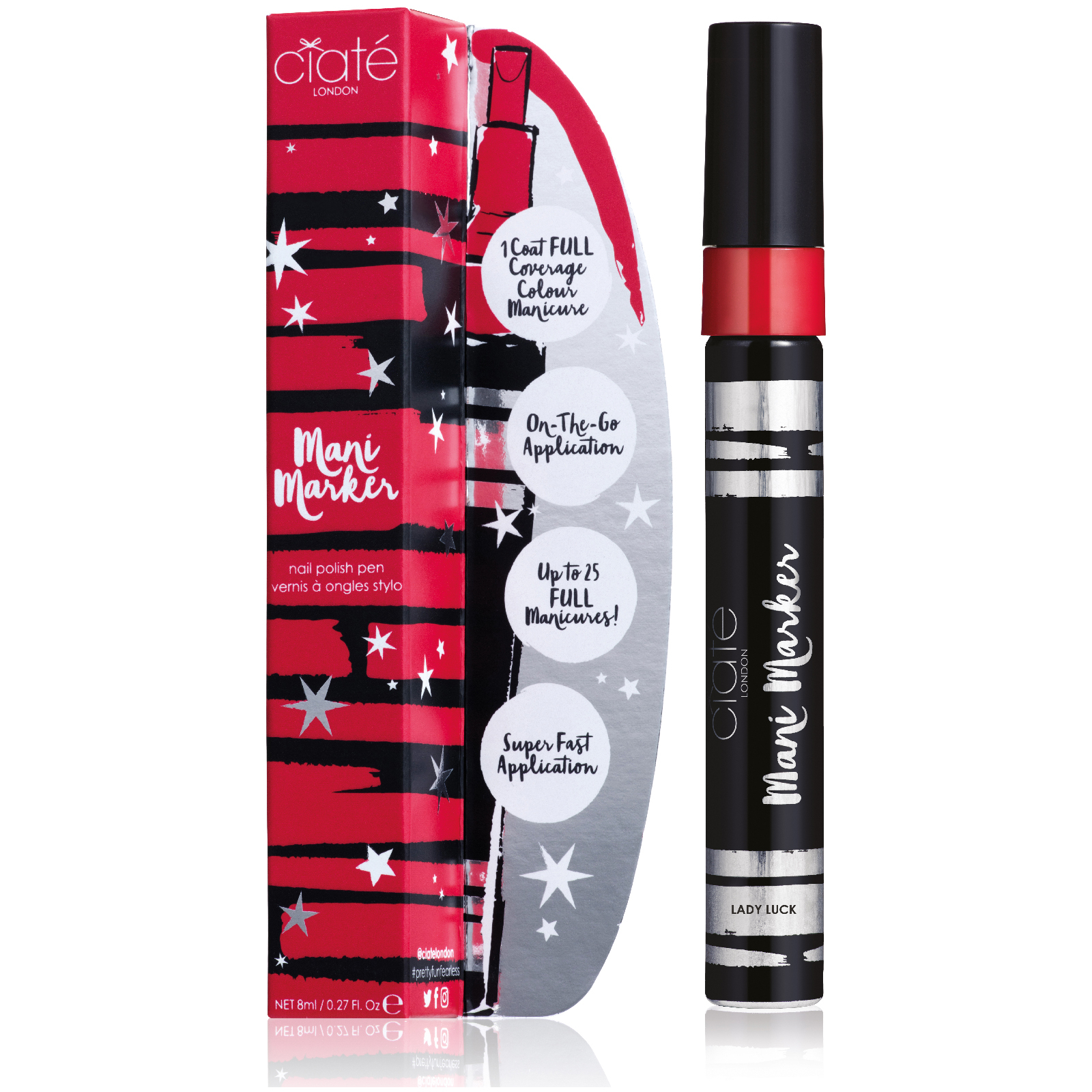 Stylo Vernis à ongles Mani Marker Ciaté London - Lady Luck