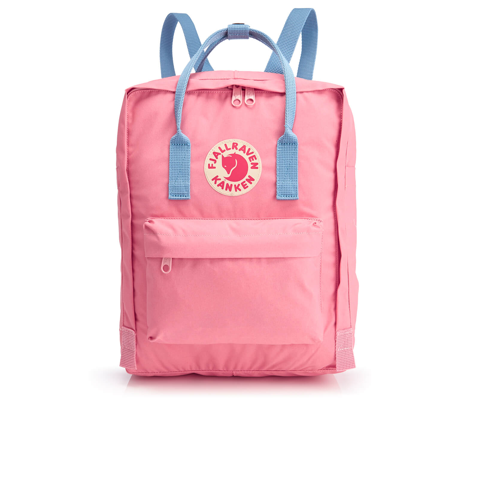 Fjallraven kanken backpack pink and blue clearance