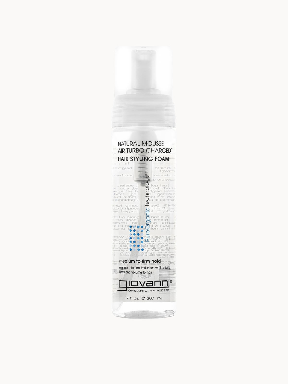 Giovanni Mousse Air-Turbo Charged Hair Styling Foam 207ml