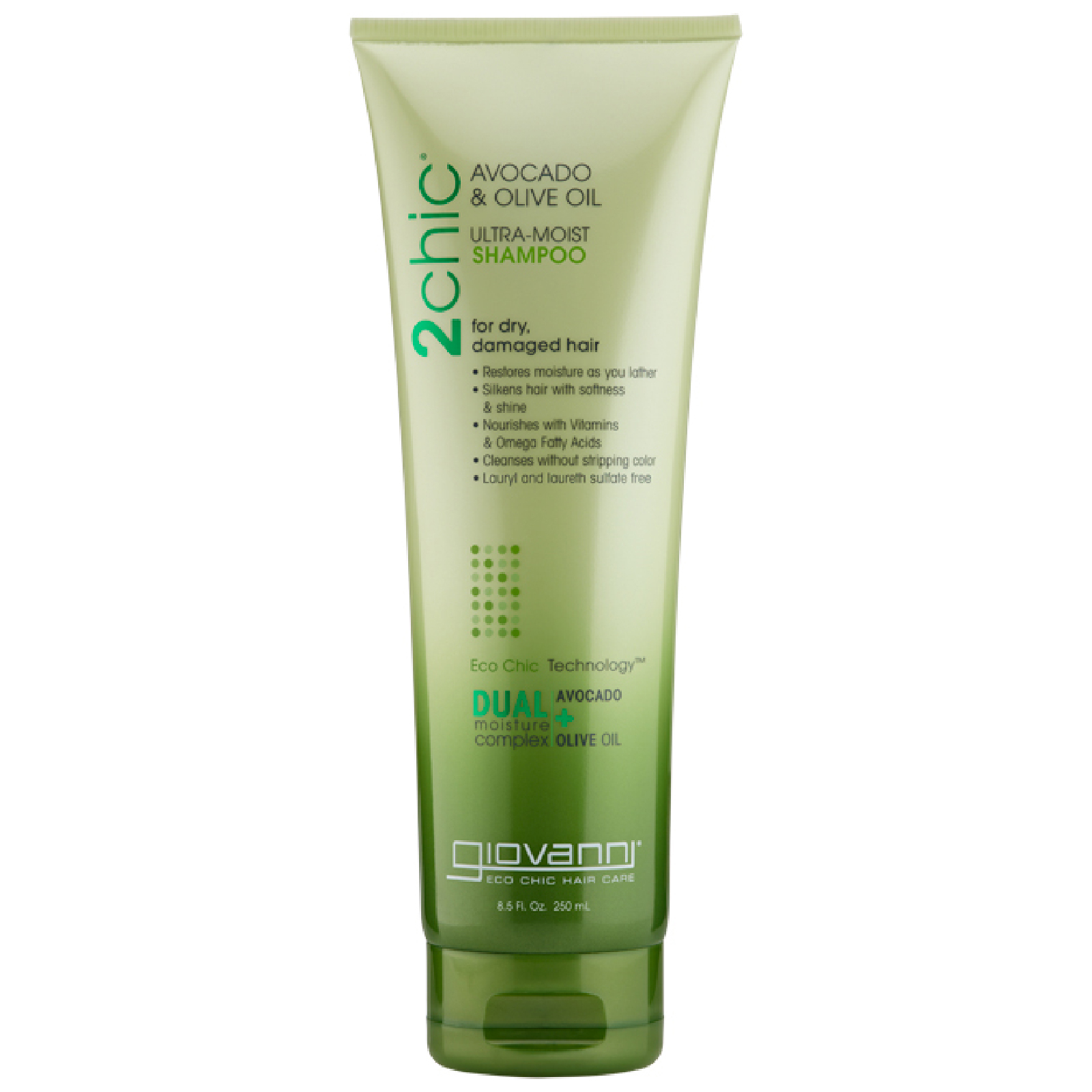 Photos - Hair Product Giovanni Ultra-Moist Shampoo 250ml 4181 