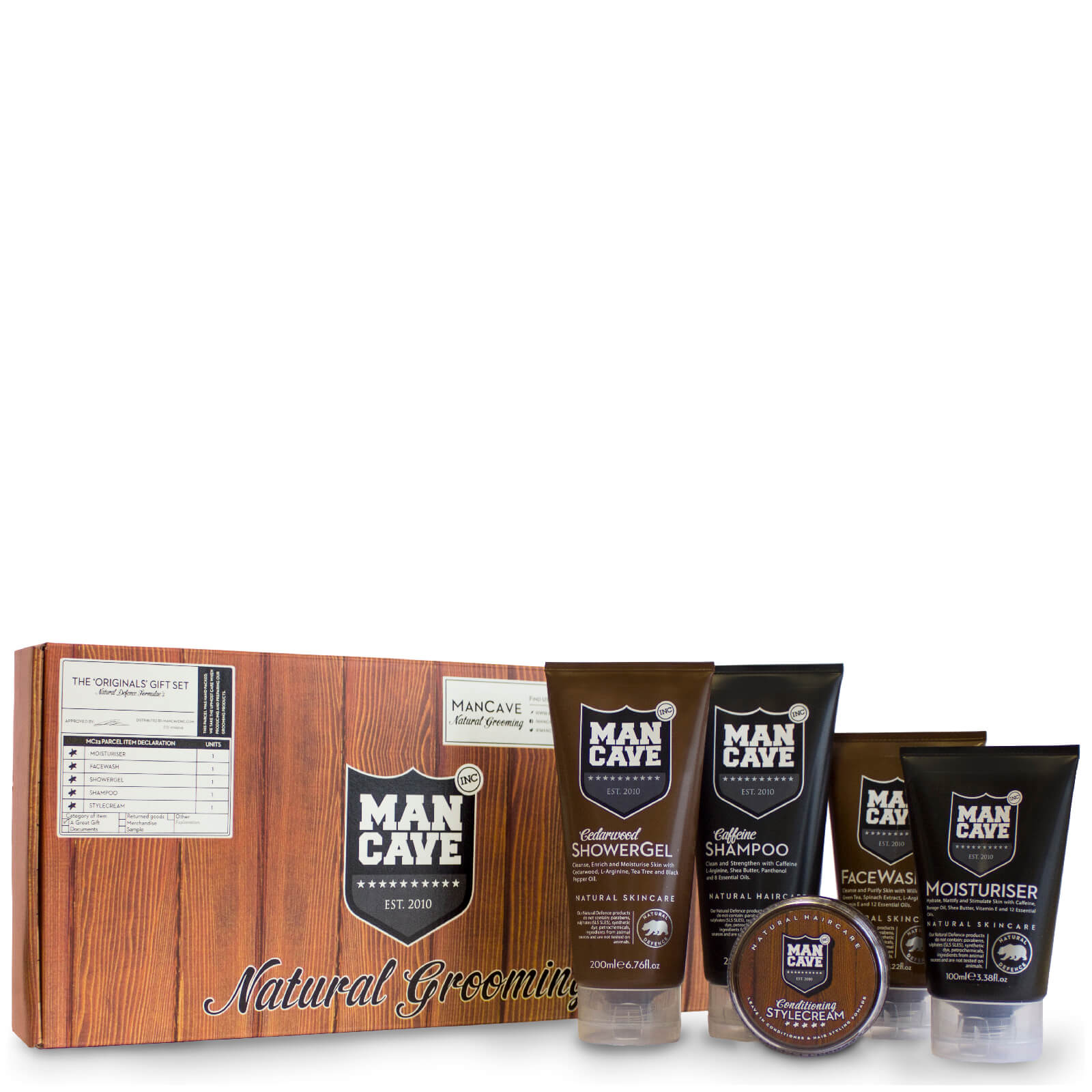 

ManCave Natural Originals 5 Part Gift Set