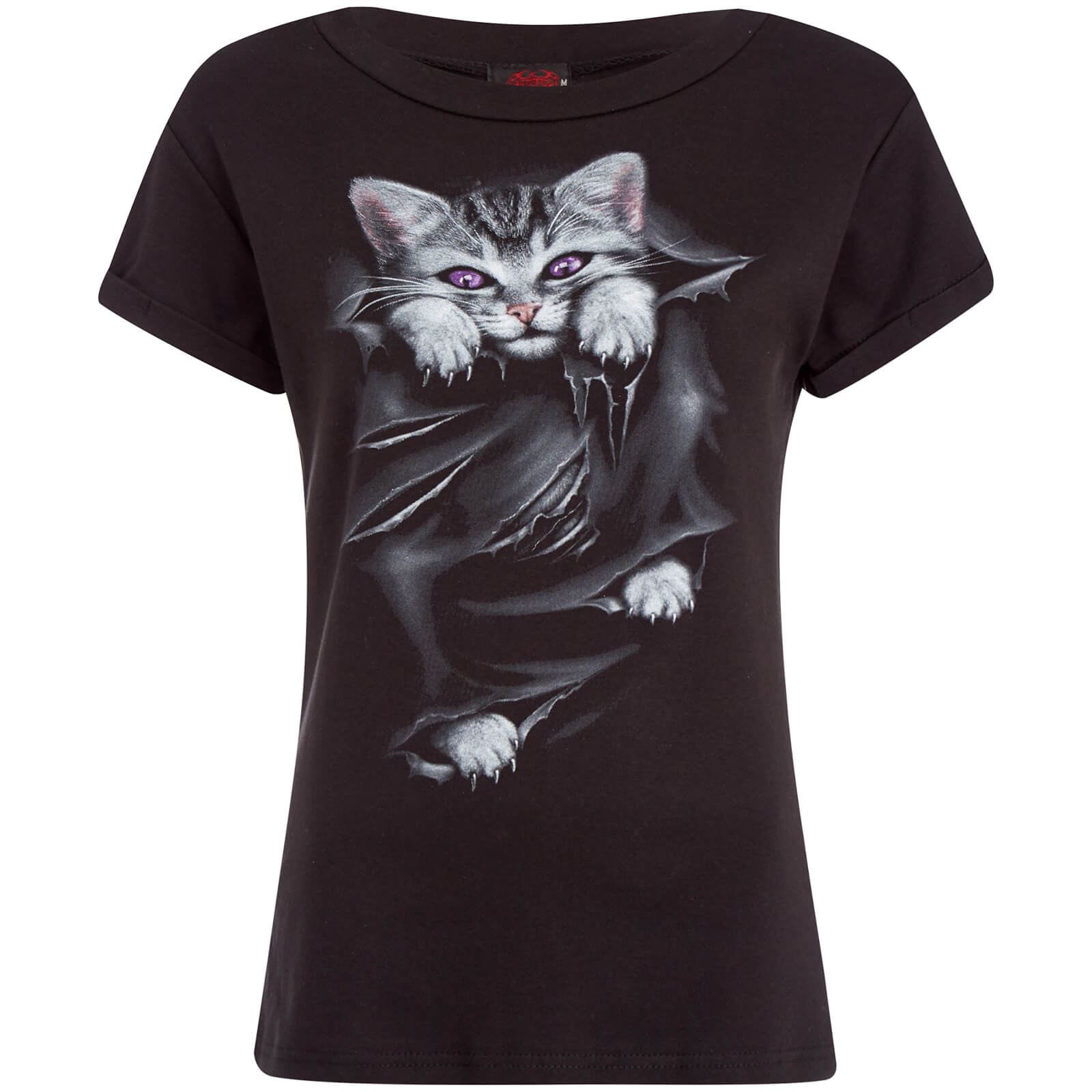 Haut Femme BRIGHT EYES Spiral - Noir - L - Noir