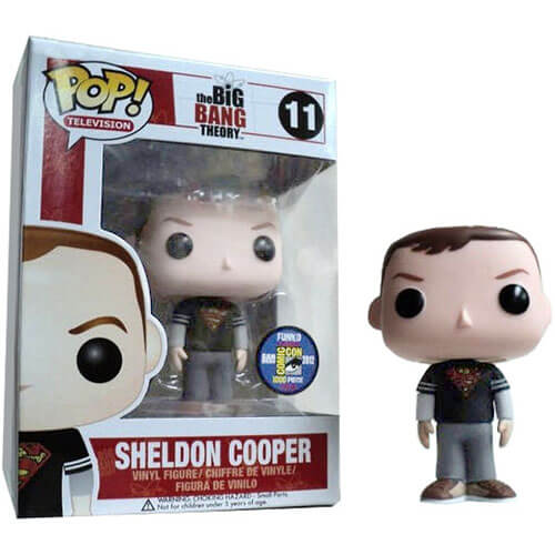 Funko Sheldon Cooper (Superman T-Shirt) Pop! Vinyl