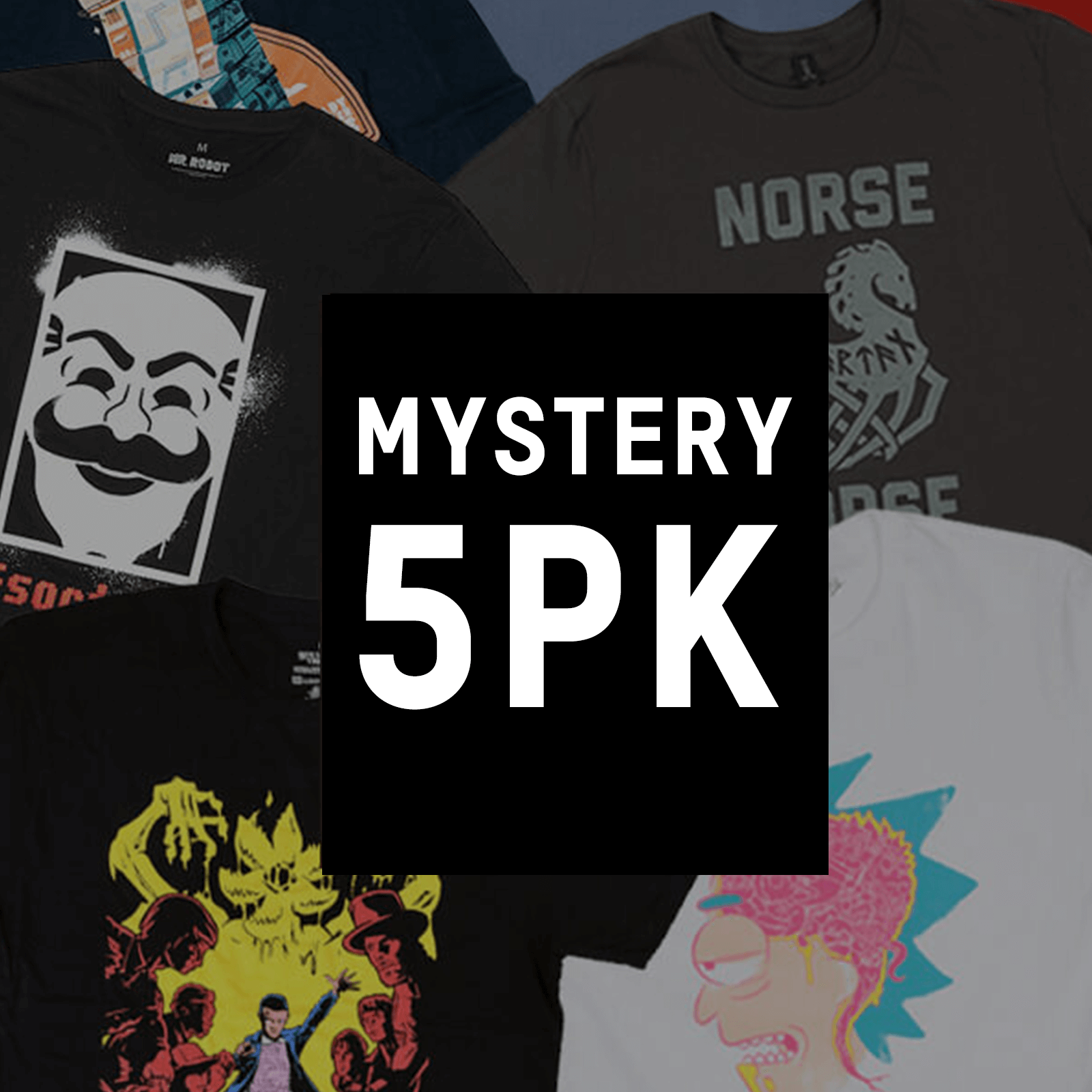 Mystery Geek Clothing - 5-Pack - Women's - L