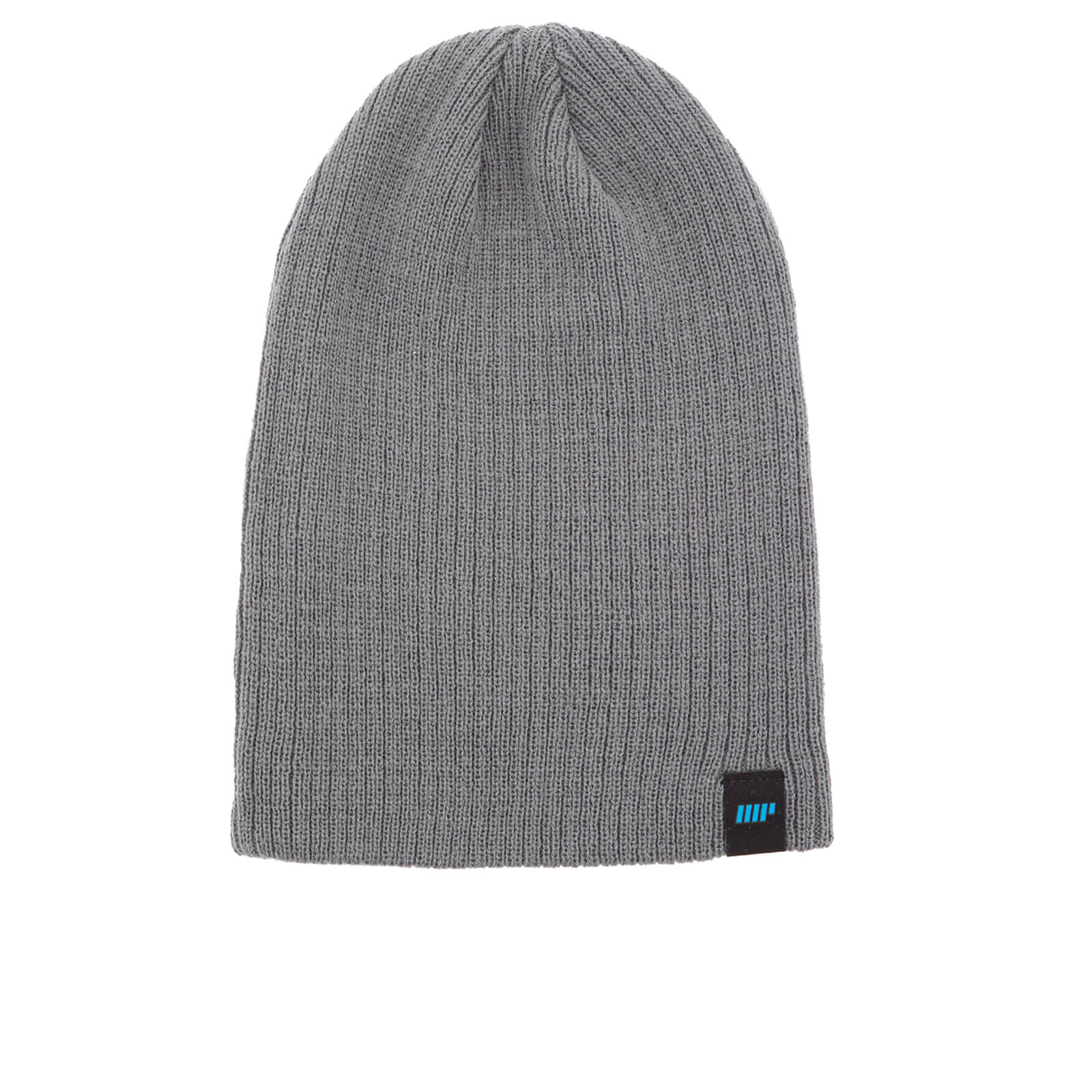 

Удлиненная шапка-бини, серая