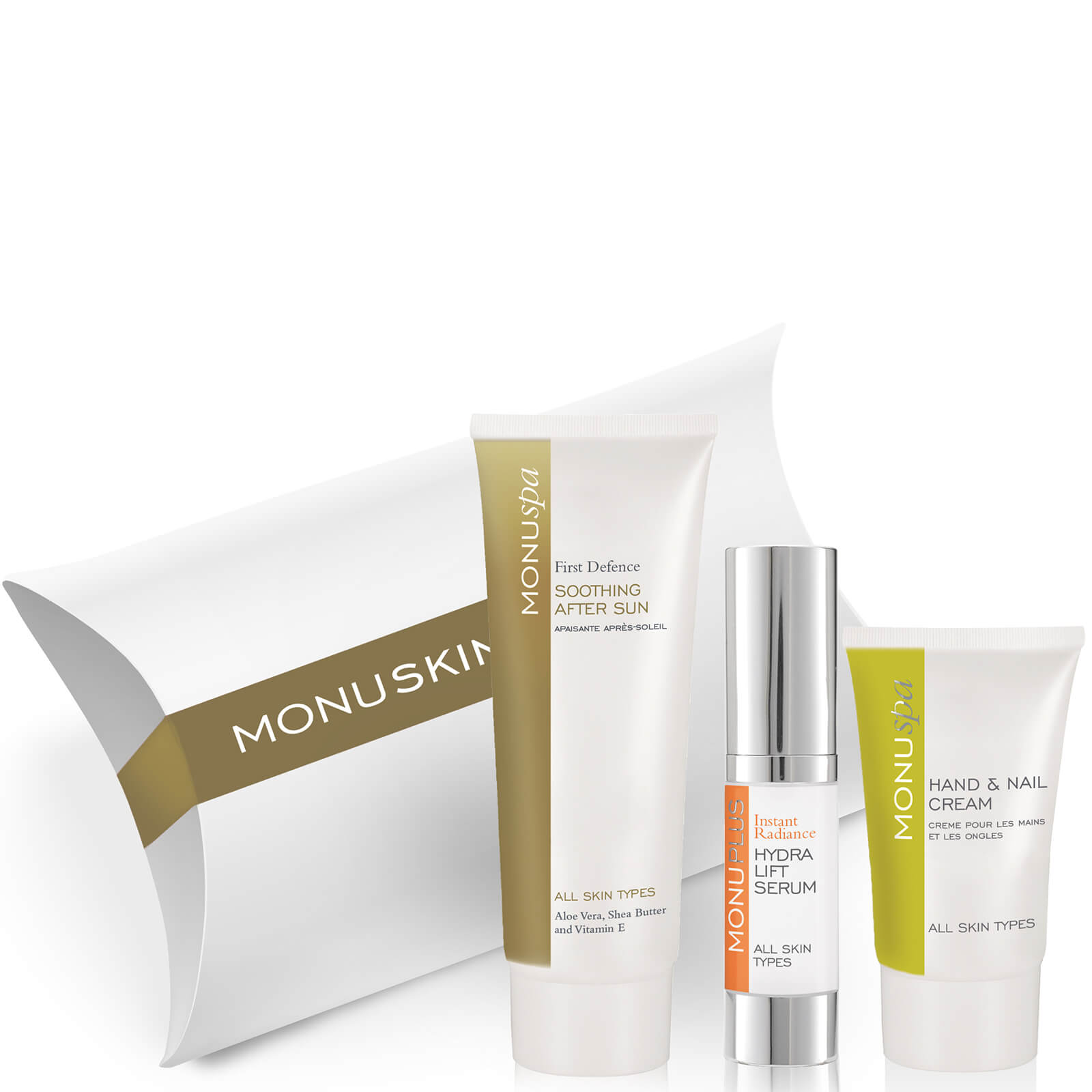 MONU Women's Face and Body Pillow Pack Collection