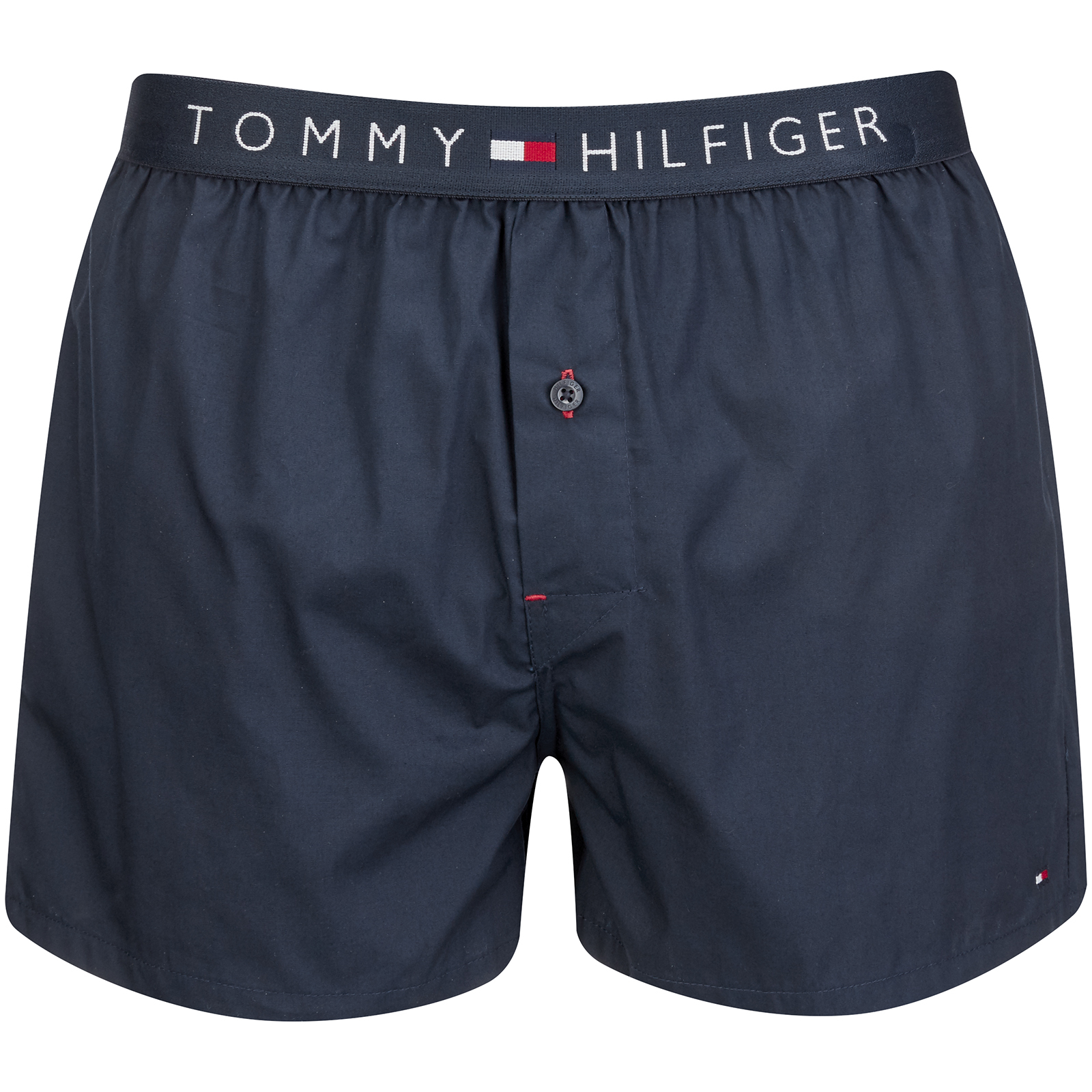 Tommy Hilfiger Men's Smart Cotton Poplin Boxers - Navy Blazer - M