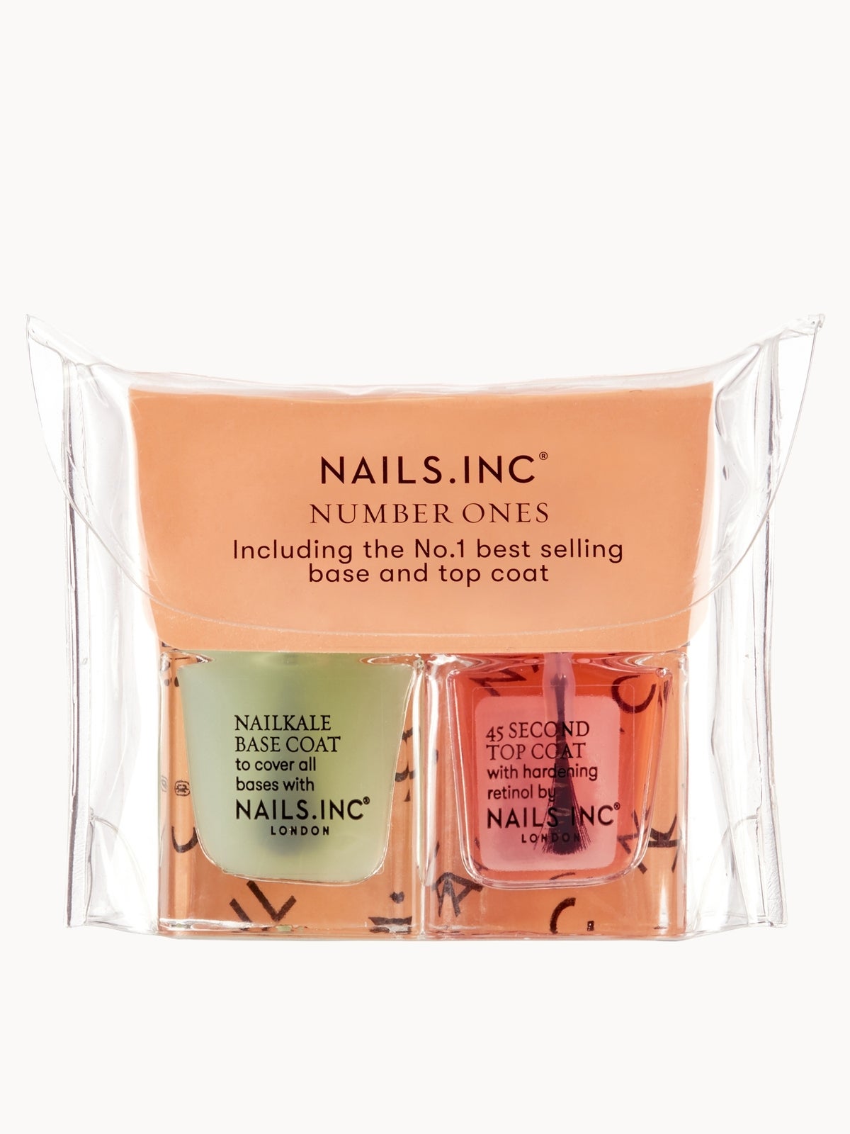 nails inc. Number 1's Base and Top Coat Duo 2 x 5ml