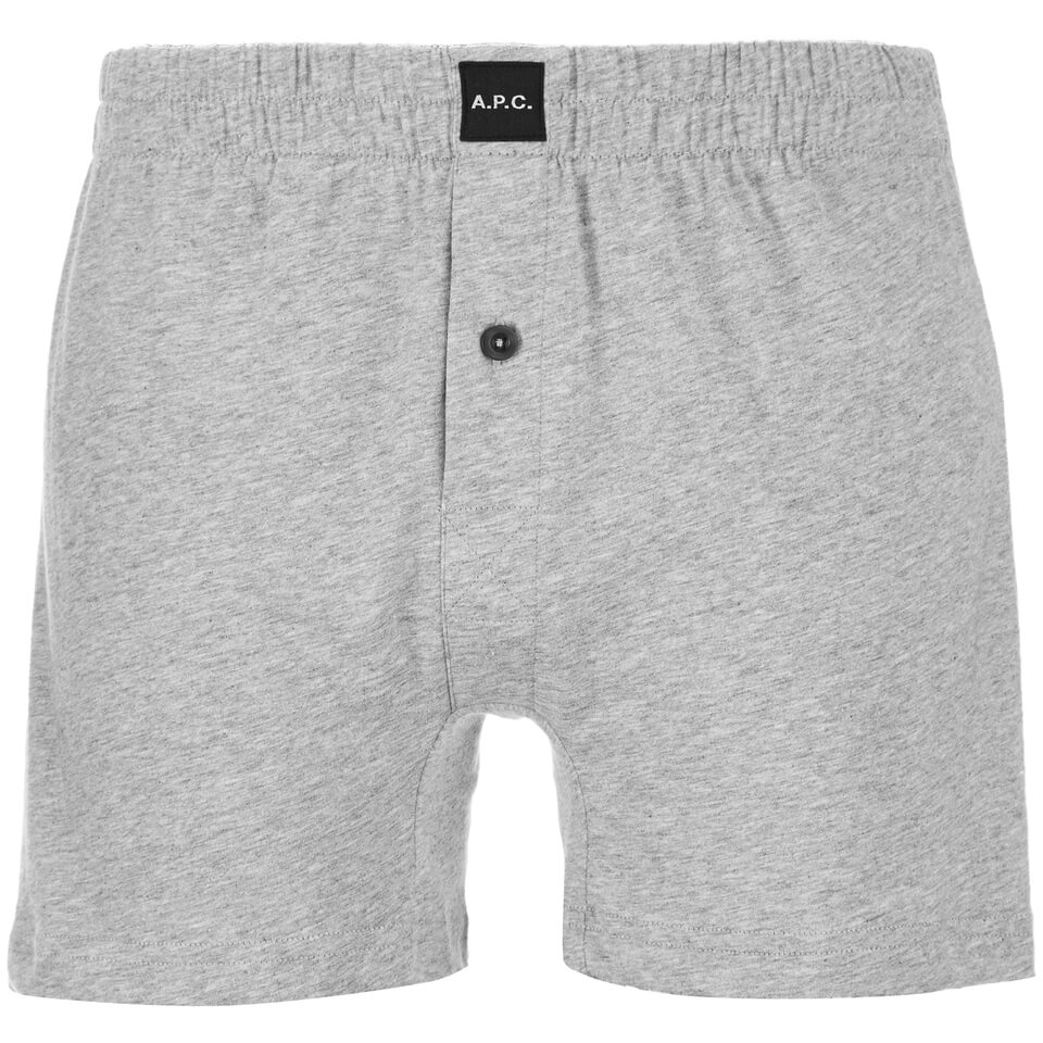 A.P.C. Men's Calecon Cabourg Boxers - Gris - S - Grey