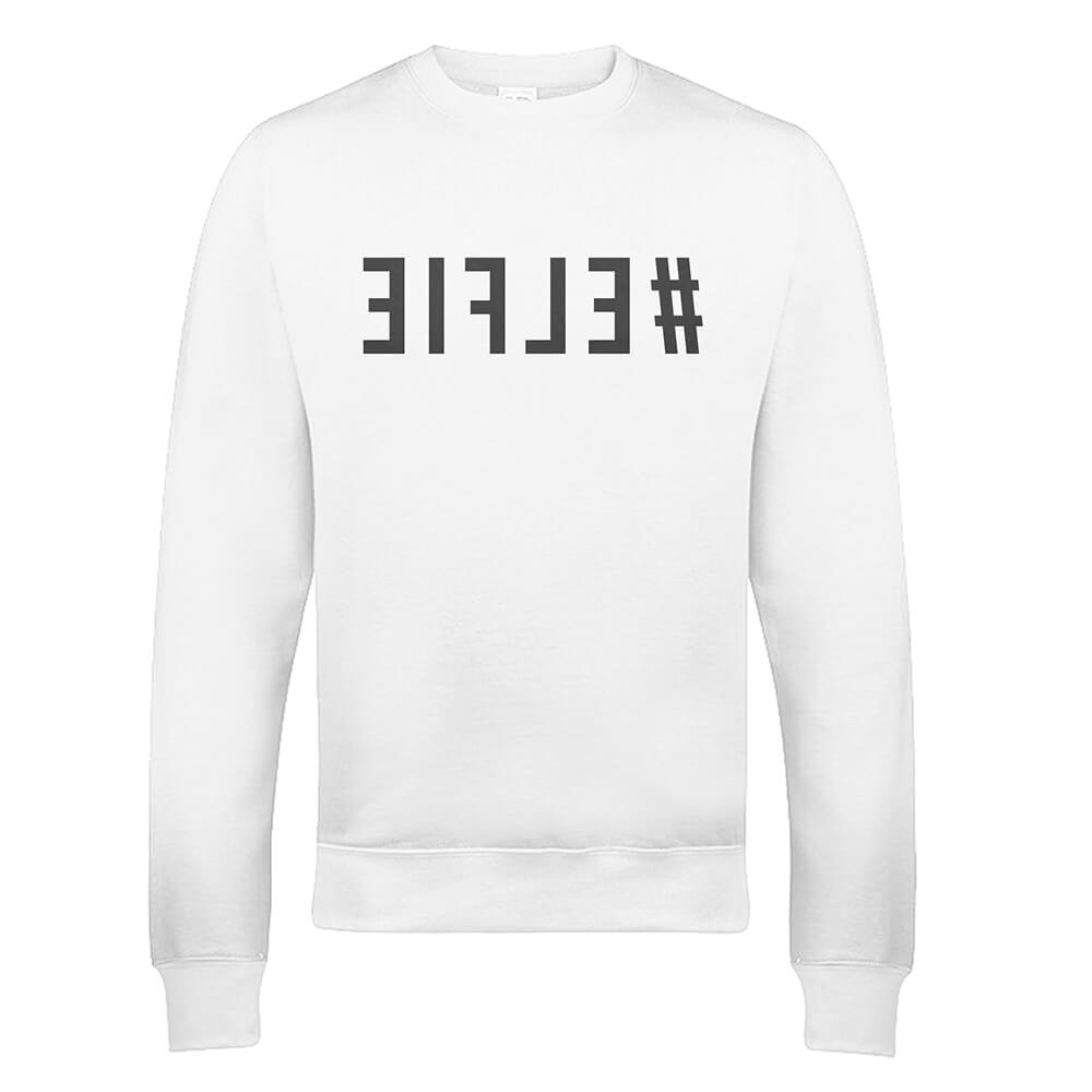 Reverse Elfie Xmas Sweatshirt - S - White