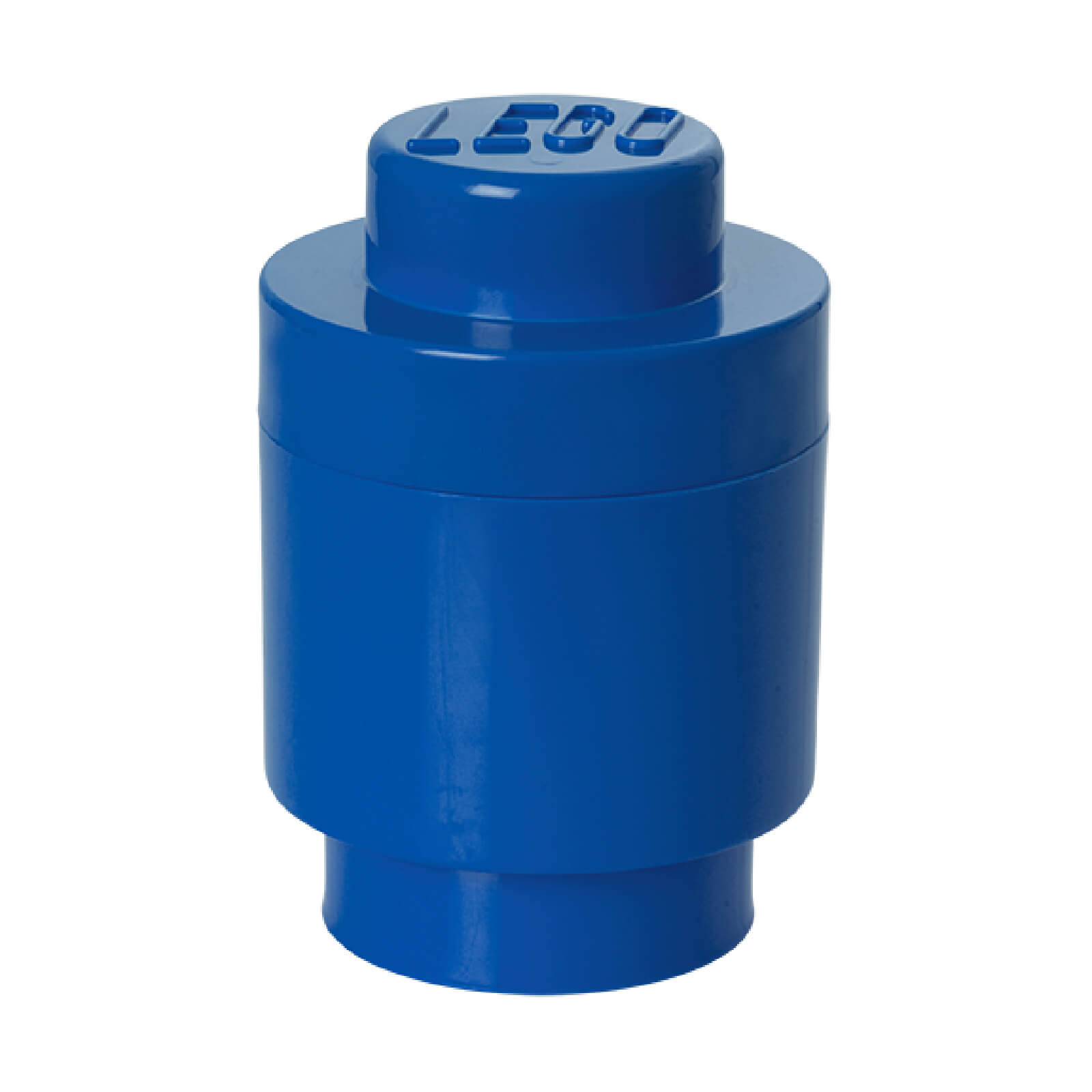 Brique de rangement LEGO 1 - Bleu vif (rond)
