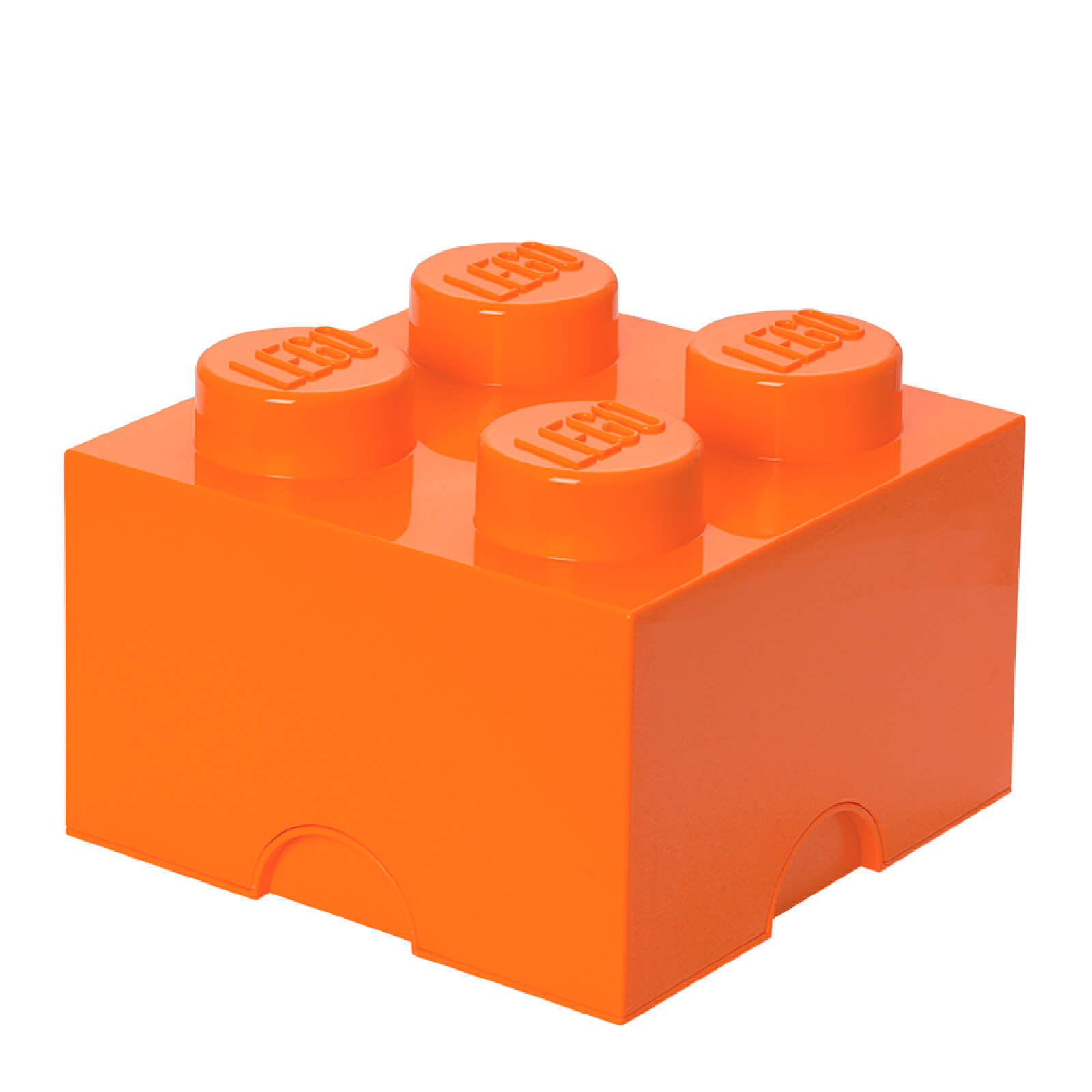 Brique de rangement LEGO 4 - orange vif
