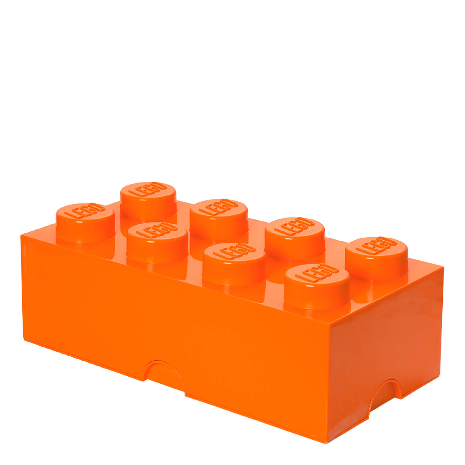 Brique de rangement LEGO 8 - orange vif