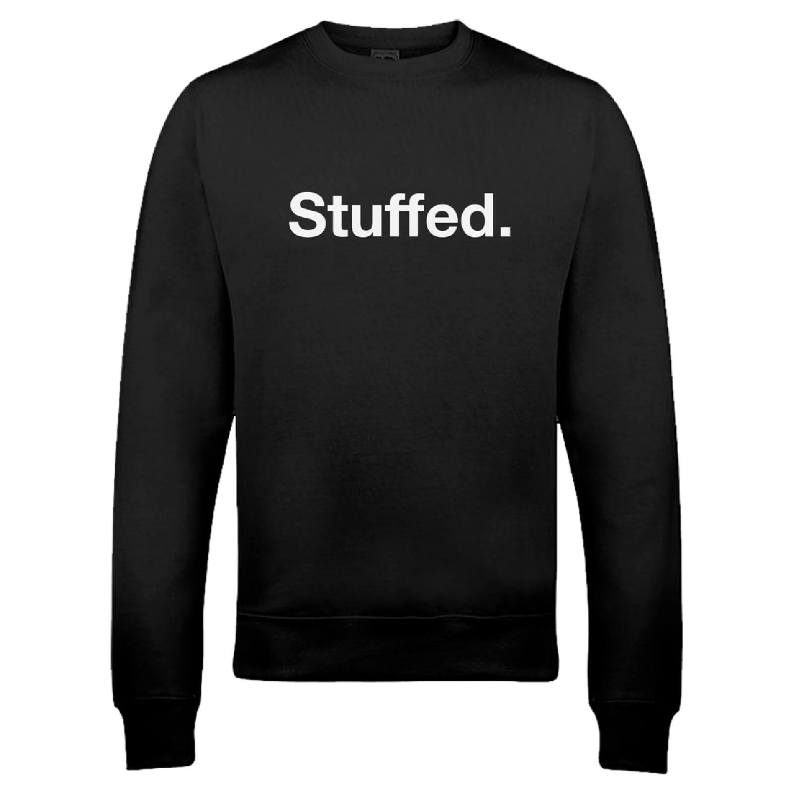 Stuffed Christmas Sweatshirt - Black - S