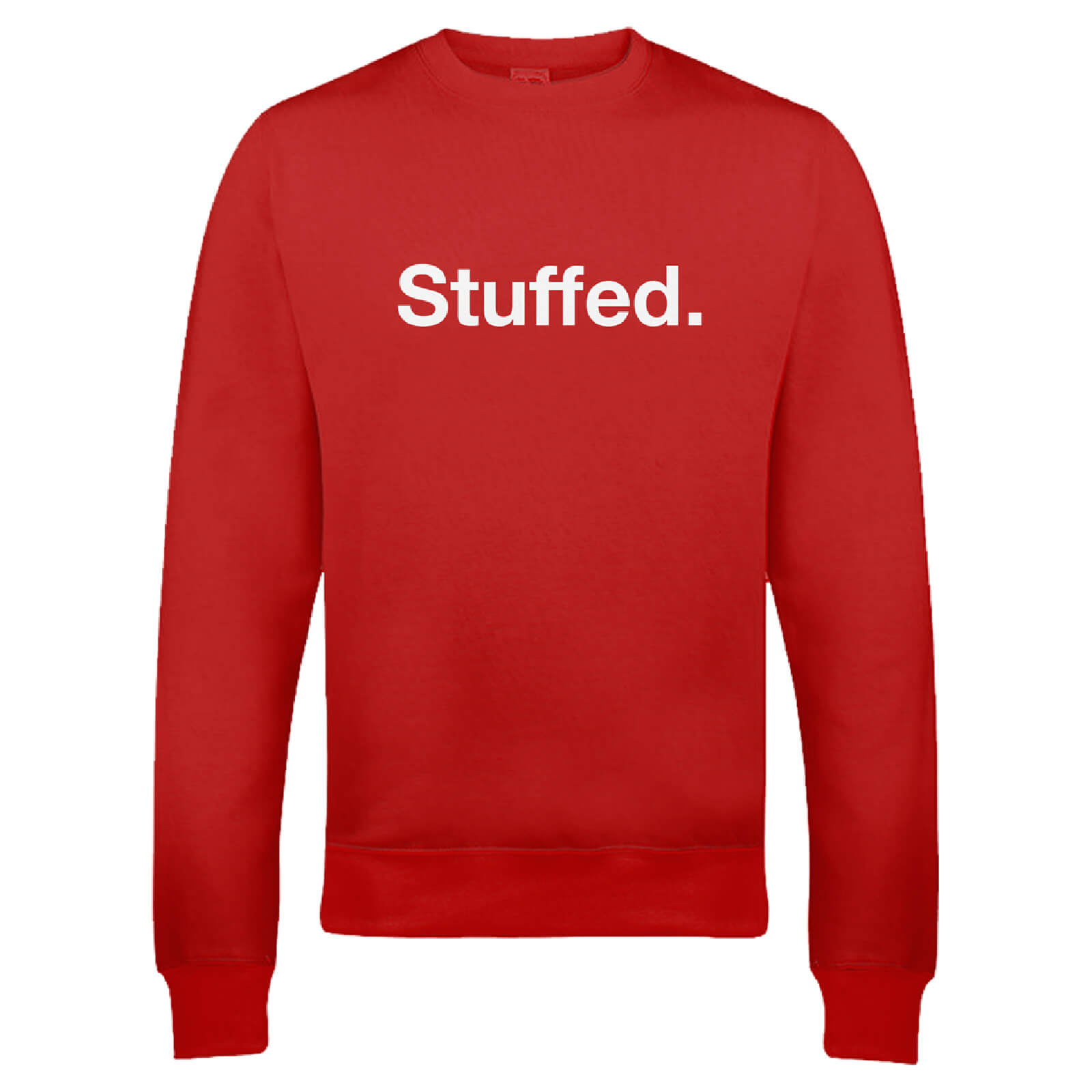 Stuffed Christmas Sweatshirt - Red - S - Red