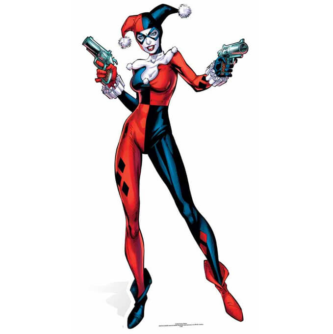 Silhouette Découpée en Carton DC Comics Harley Quinn