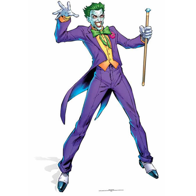 Silhouette Découpée en Carton DC Comics Le Joker