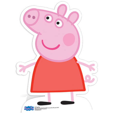 Figura de cartón Peppa Pig Peppa tamaño mini