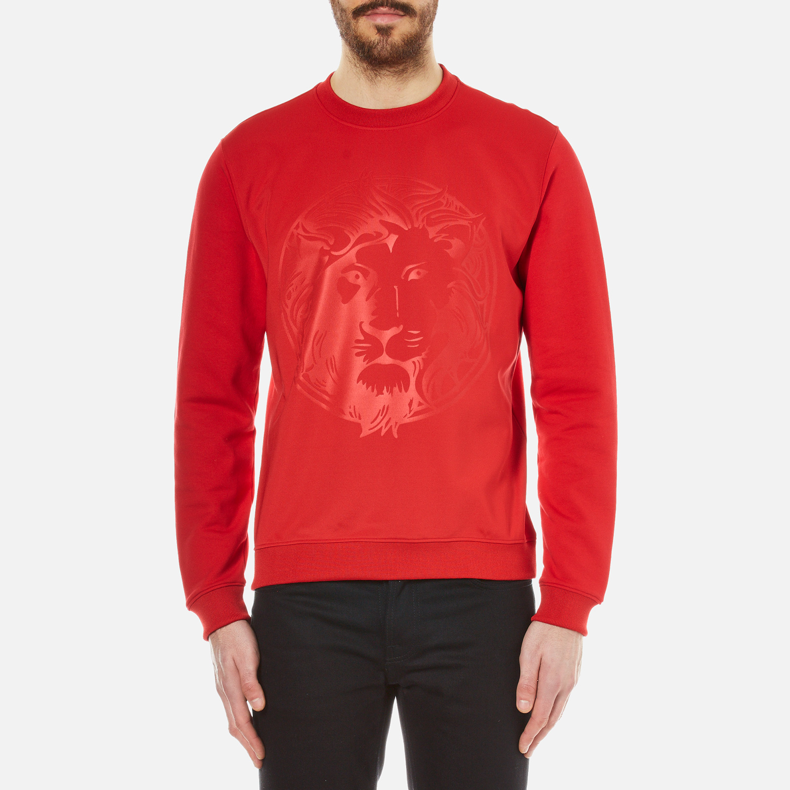 red versace jumper