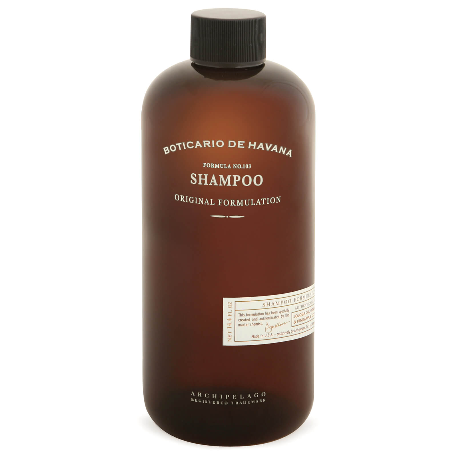Archipelago Botanicals Boticario de Havana shampoo 500 ml
