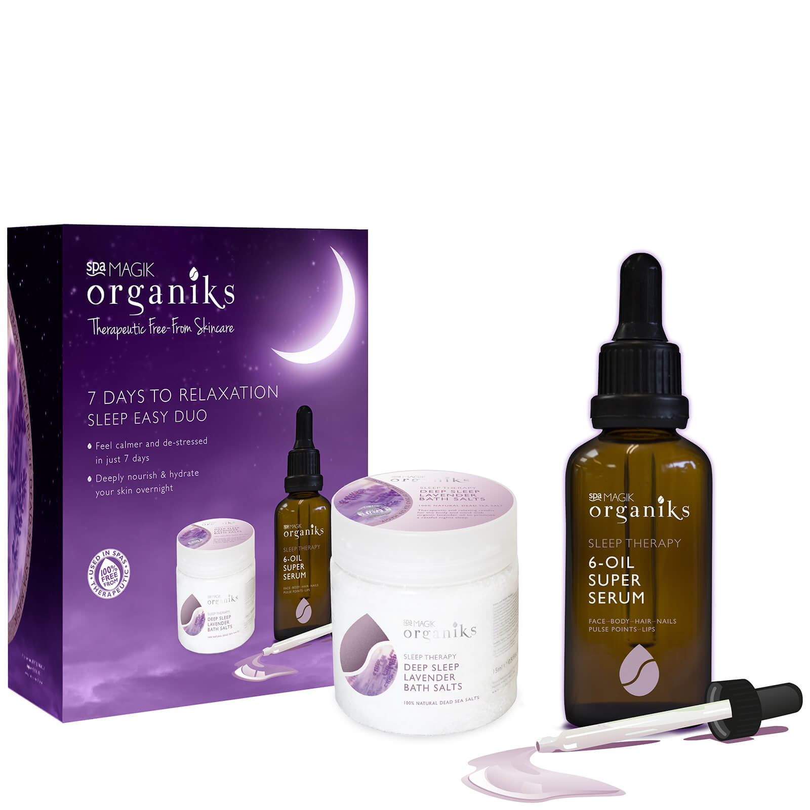 

Spa Magik Organiks 7 Days to Relaxation Sleep Easy Duo