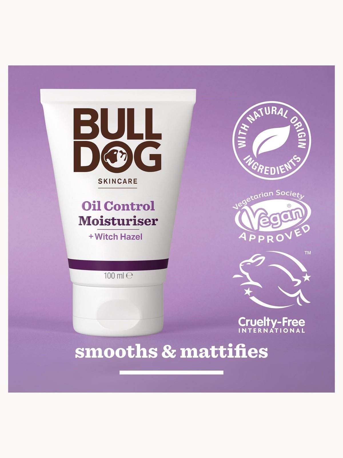 Bulldog Skincare Oil Control Moisturiser 100ml 2