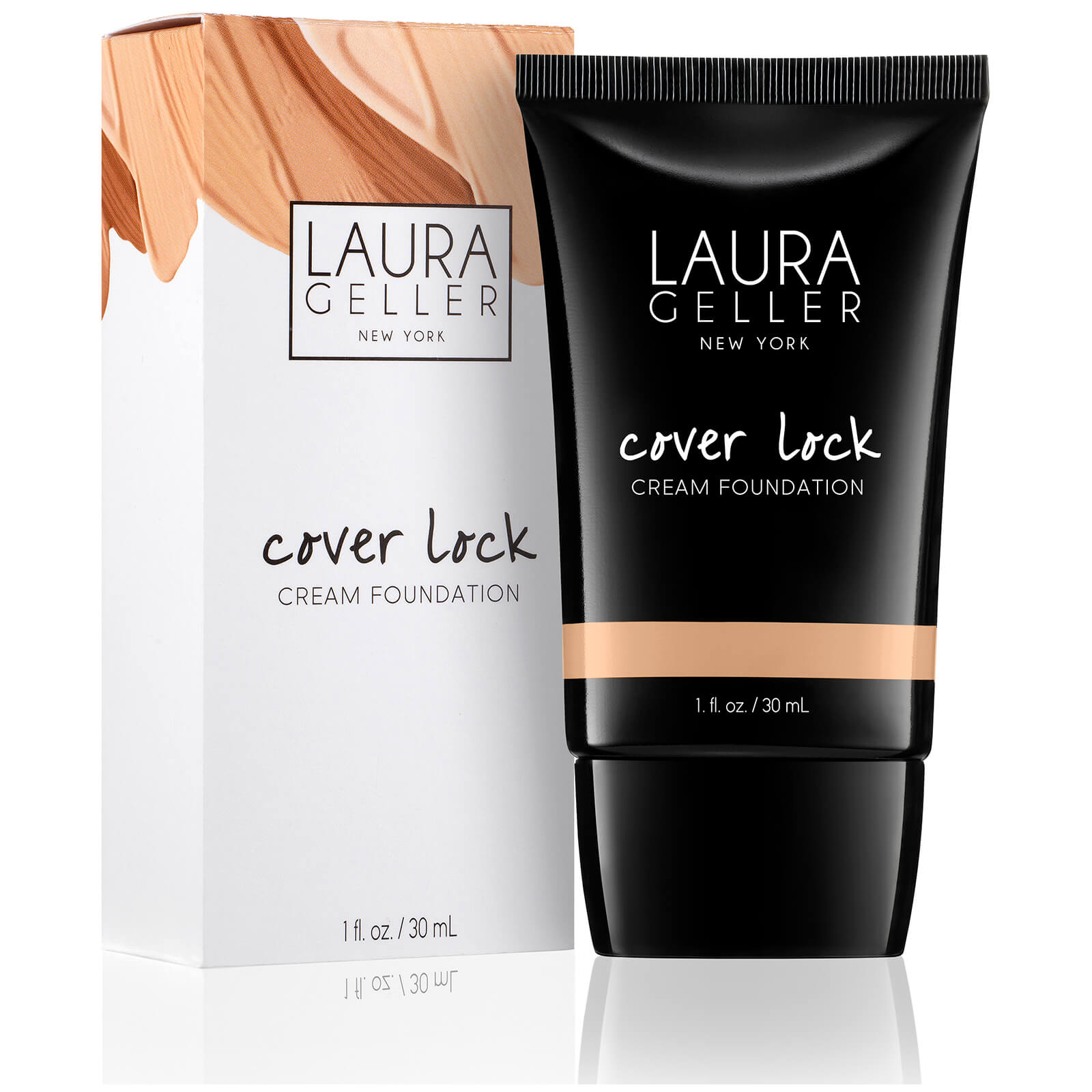 

Laura Geller Cover Lock Cream Foundation (Various Shades) - Sand