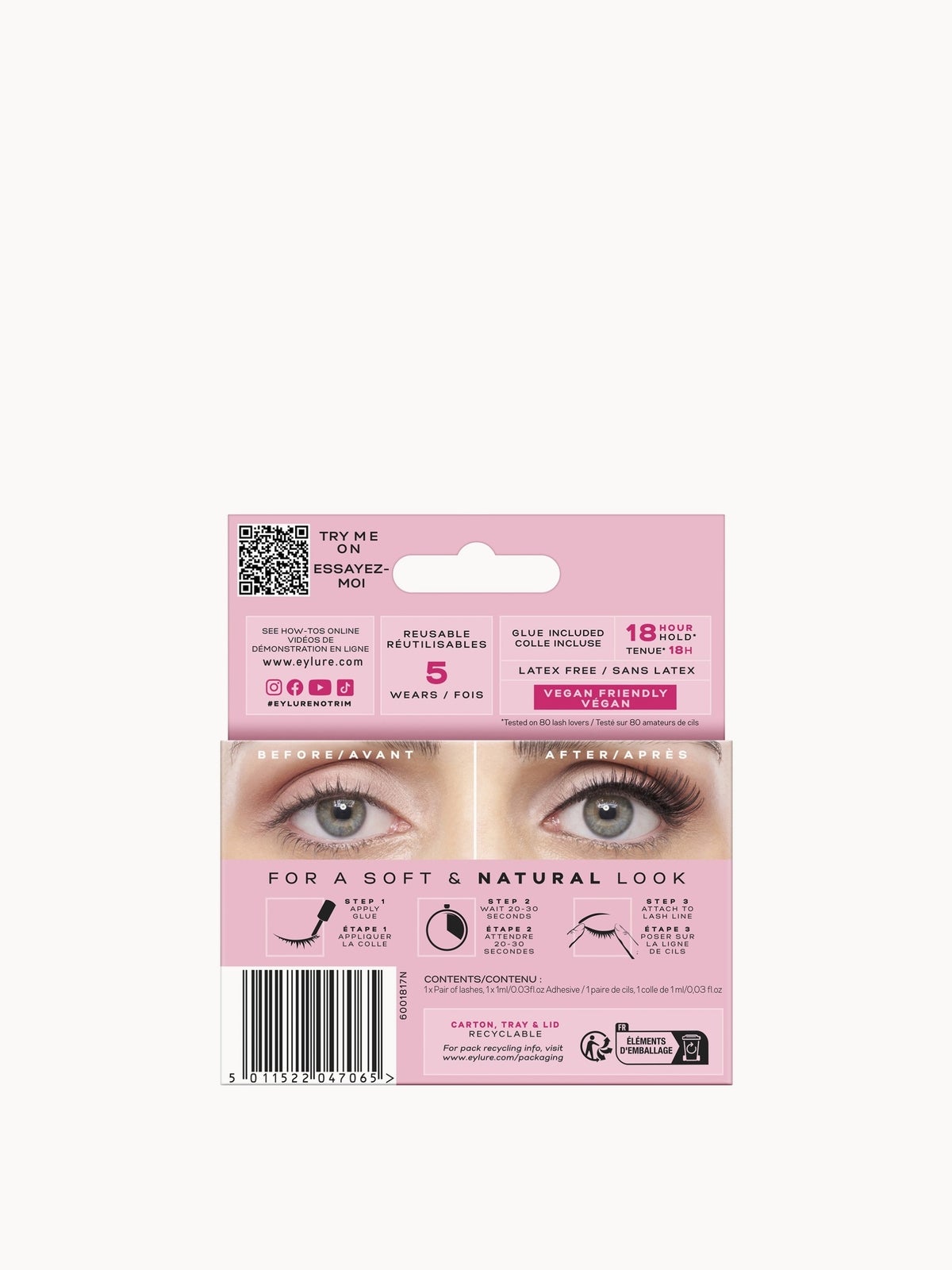 Eylure False Lashes - 3/4 Length No. 005 2