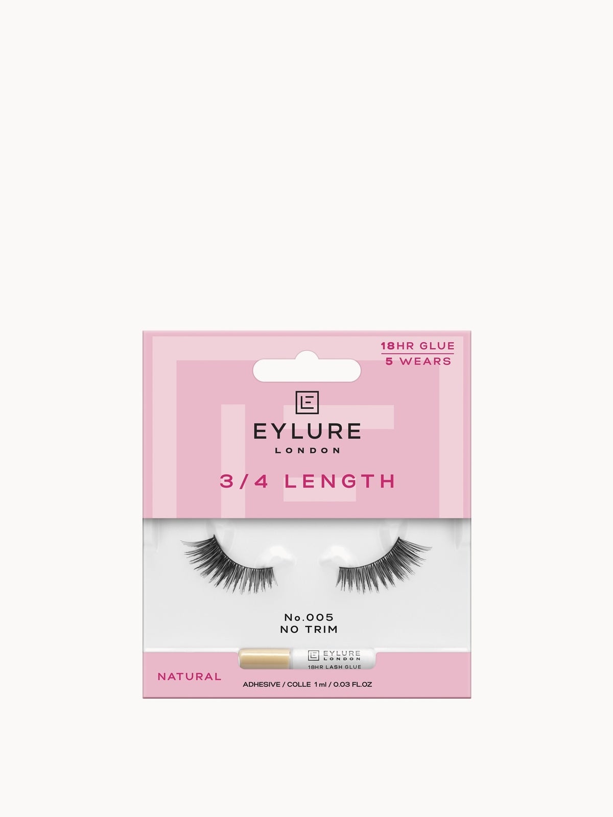 Eylure False Lashes - 3/4 Length No. 005